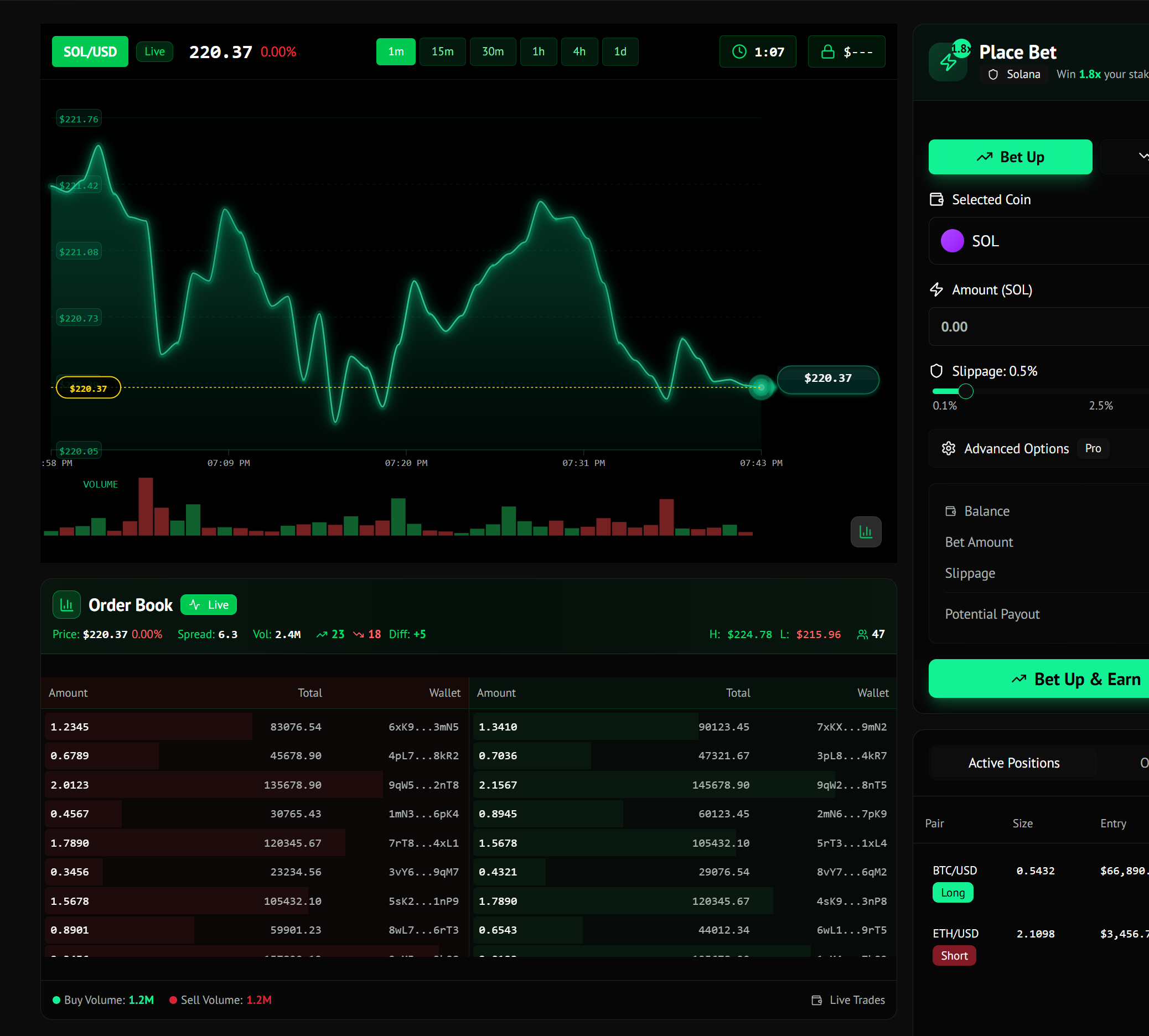 Trading Interface